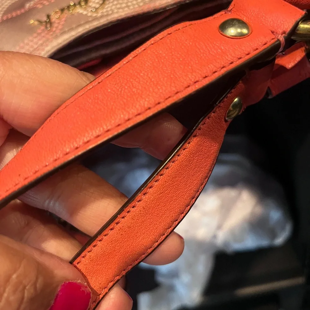 Coach Pink and Orange Women's Bag - Picture 15 of 17